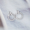 Fashionable long universal earrings, 2021 collection, Korean style, simple and elegant design, internet celebrity
