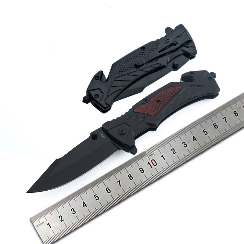 户外折刀 高硬度折叠刀野营战术刀随身刀多功能野营求生防身小刀