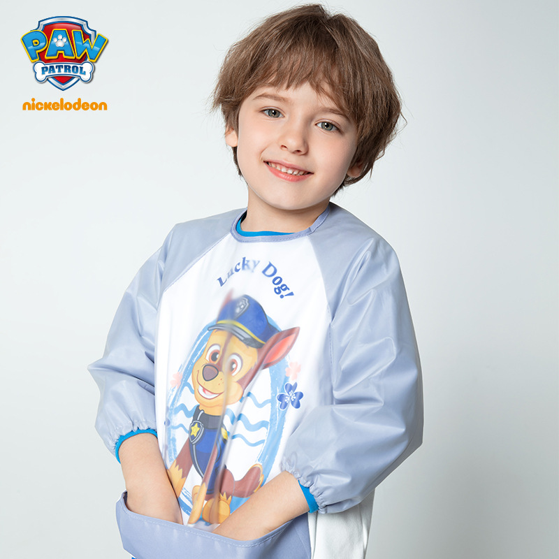 Doggie Team Children's Hooded Sweatshirt, Kids Eating Shirt, Waterproof, Stain-Proof, Mess-Proof Bib for Boys and Girls, Wholesale