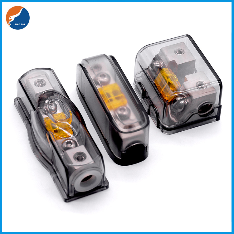 ANS叉栓式汽车保险丝座新能源汽车保险丝座小号插栓式保险丝盒