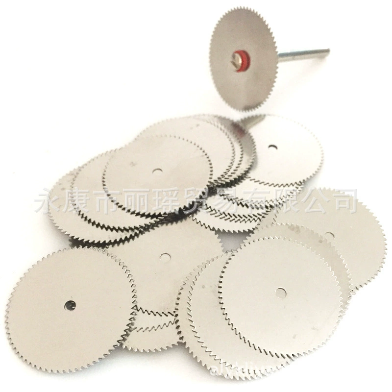 Электрические шлифовальные подвесные шлифовальные принадлежности 16/18/22/25/32 мм Нержавеющая сталь Маленький ломтик дерева Маленький пильный диск Режущий диск Инструмент