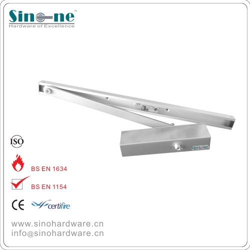 滑轨隐藏防火门重型闭门器开门器液压缓冲BC功能力度可调