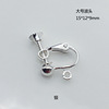 Small screw, copper ear clips, earrings, cute accessory, no pierced ears, handmade