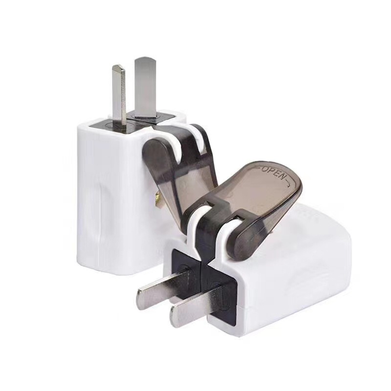 Yu Lixing single-phase booster type two-pole two-pin plug integrated copper thick 1.6 wiring plug rotary type two plug