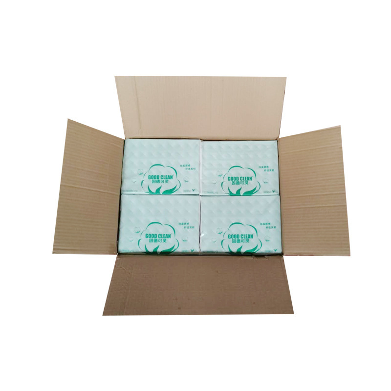 Shanghai xuanjie factory direct supply gudekeling commercial double-layer three-folding hand towel Z-fold N-fold property paper