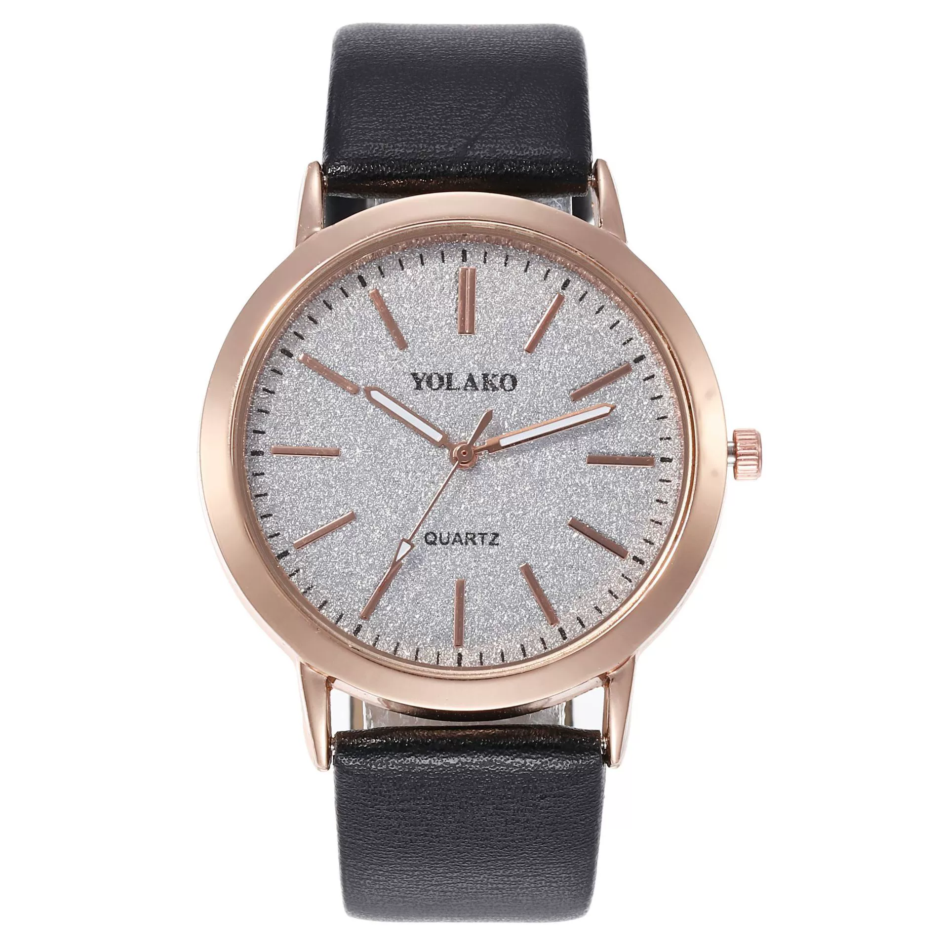 Casual Bracelet and Quartz Watch Set, Fashion Jewelry, Multiple Colors, 23.5 cm