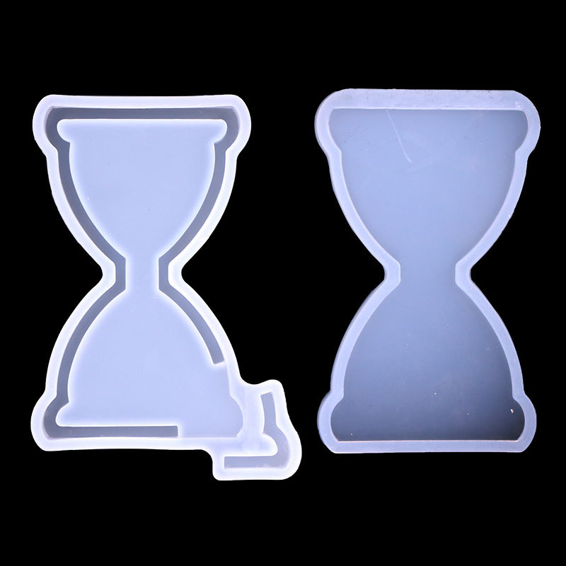 Espejo cristal epoxi arena movediza inyección de agua molde de silicona reloj de arena vino reactivo botella de perfume molde de silicona en stock