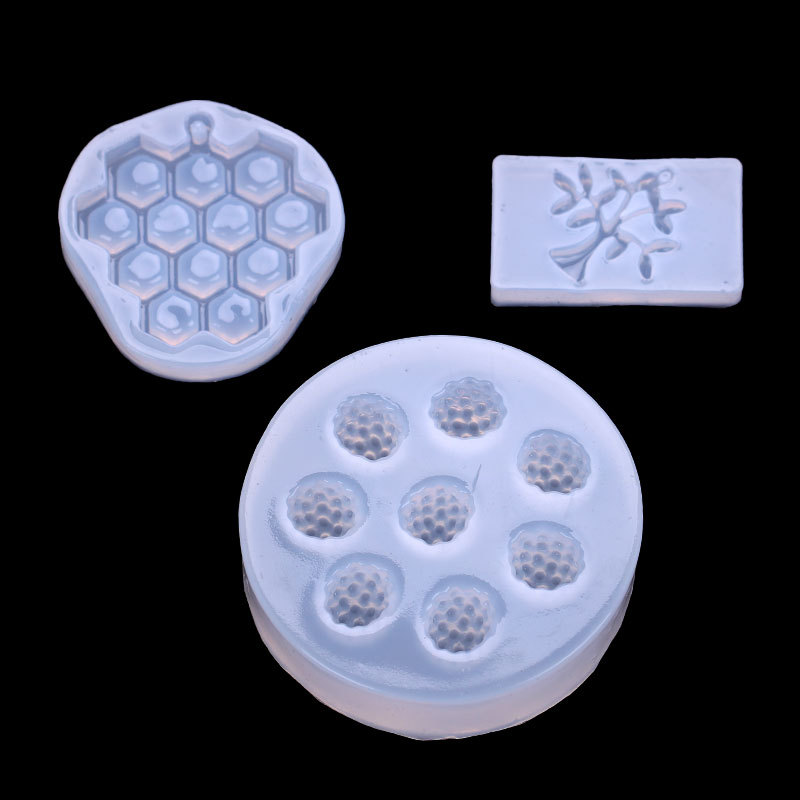 Espejo panal pequeño árbol forma fondant chocolate fondant anti-Real fruta frambuesa Mulberry decorativo epoxi molde de silicona