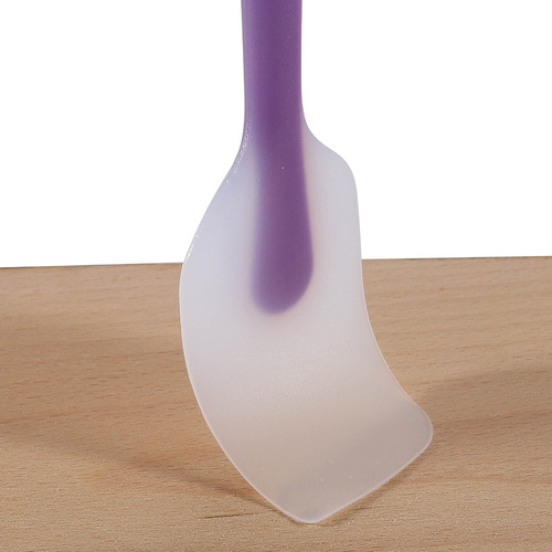 Thick large one-piece semi-transparent silicone spatula cream cake spreader snowflake candy nougat baking tool