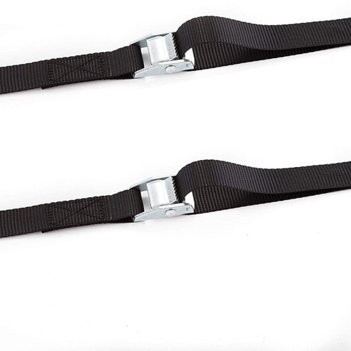 Bagged zinc iron buckle cargo tightening straps Zinc alloy press buckle fixing straps Cargo luggage fixing straps