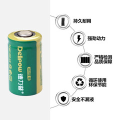Delip CR2 Battery Set 3V Lithium Battery 15270 Rechargeable Polaroid Camera Disc Brake Lock Battery