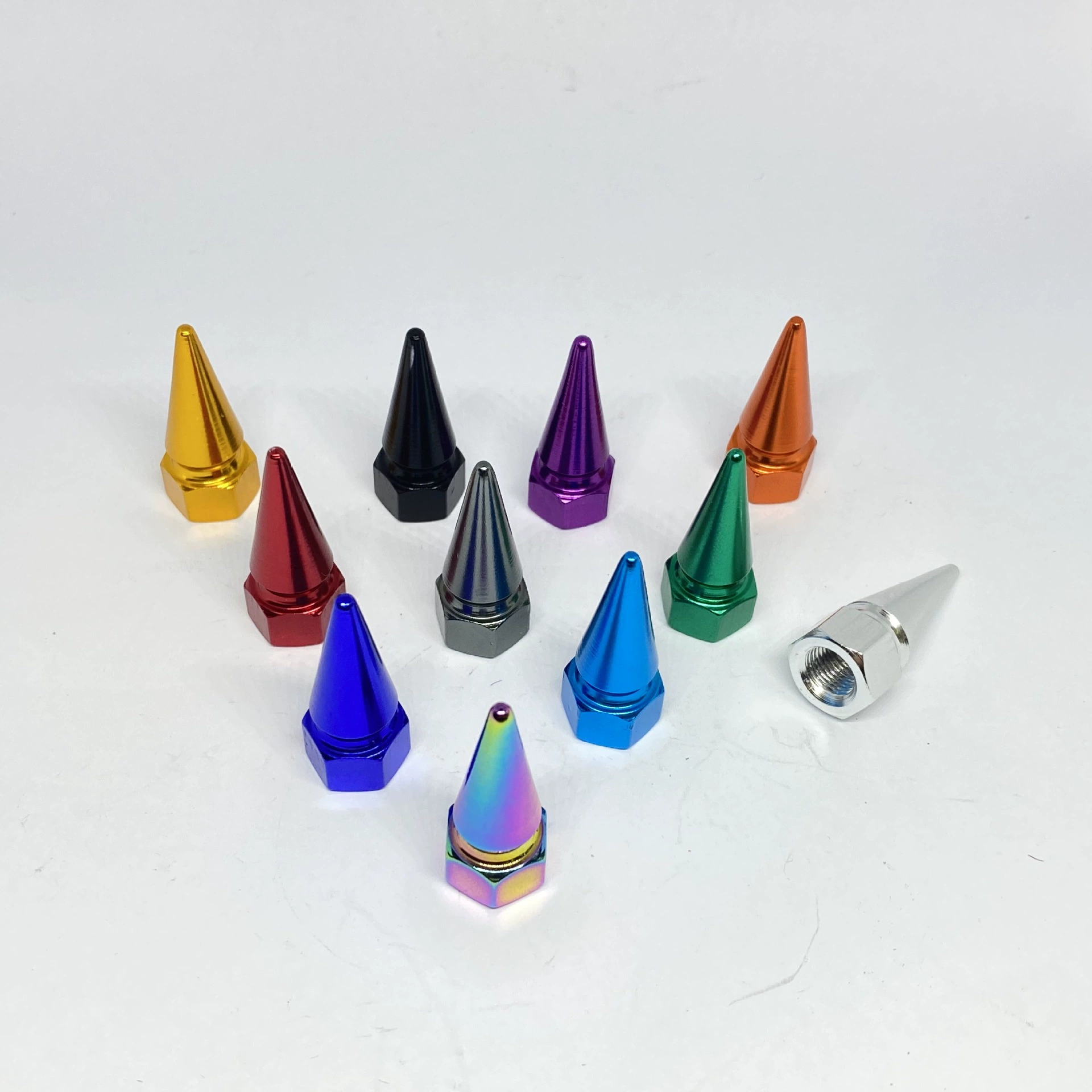 Креативный алюминиевый сплав пылезащитный заостренный шинный шапка клапана алюминиевый сплав американский шапка клапана трансграничный