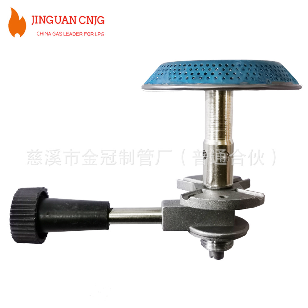 慈溪厂家出口非洲科特迪瓦SUNGAS款不锈钢野营煤气炉头配F7锌阀