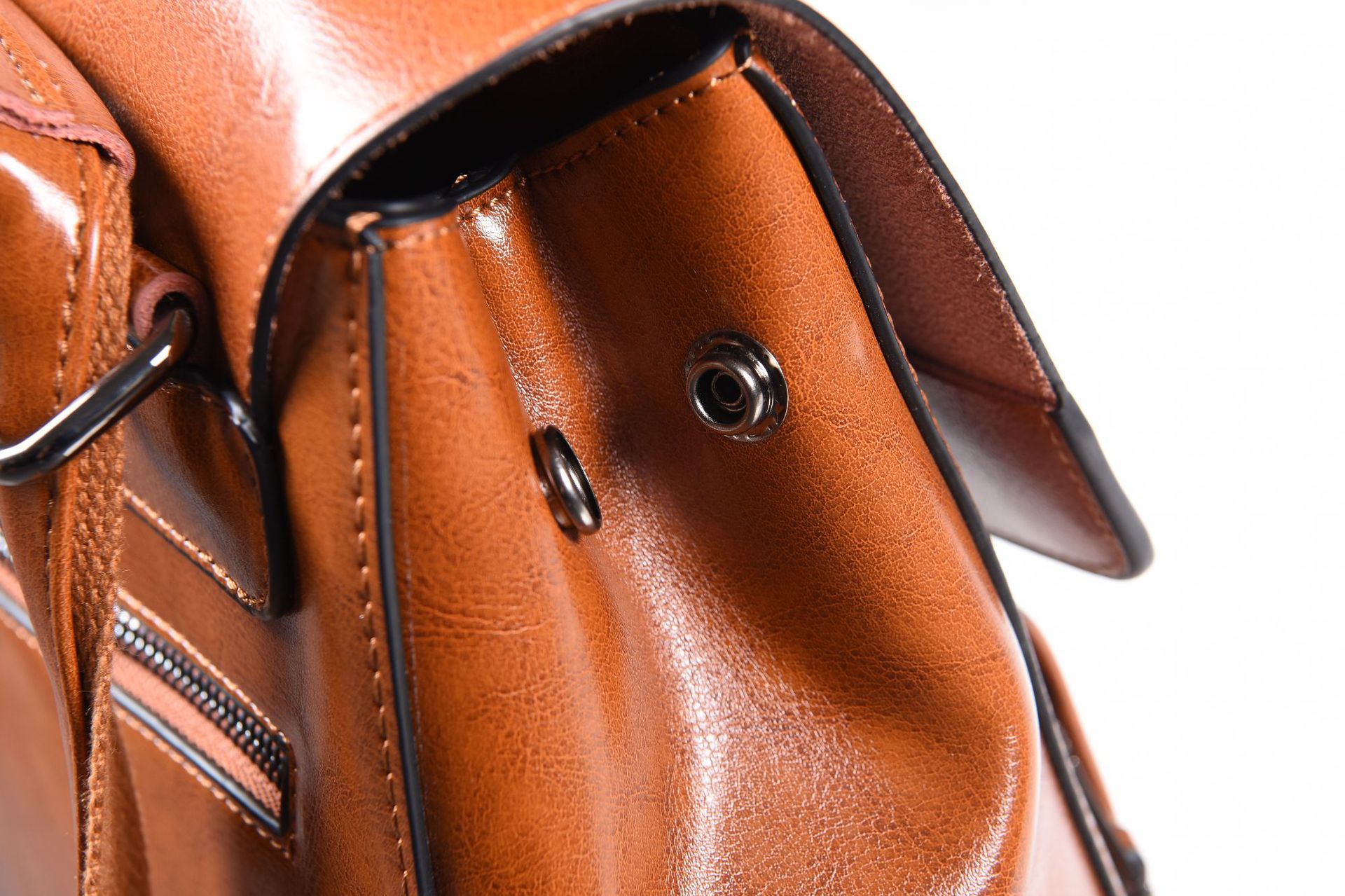 Women's Backpack, High-quality Genuine Leather Large Capacity Multi Interval Student Backpack, Can Be Slung Over One Shoulder._voghion.com