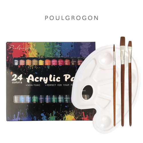 Paint Paul Gauguin Amazon 24-color set art wall painting waterproof painting graffiti acrylic paint