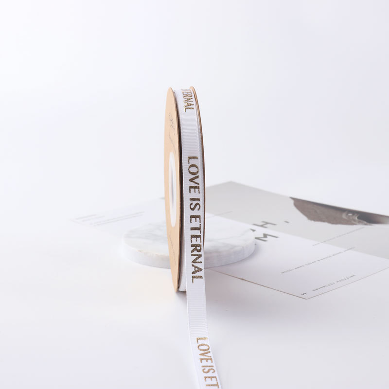 2,5 hilo dorado cinta inglés con flores material de embalaje de regalo DIY ramo cinta tienda de flores suministros al por mayor