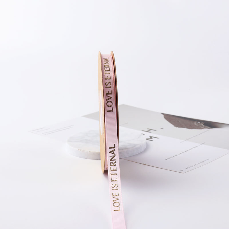 2,5 hilo dorado cinta inglés con flores material de embalaje de regalo DIY ramo cinta tienda de flores suministros al por mayor