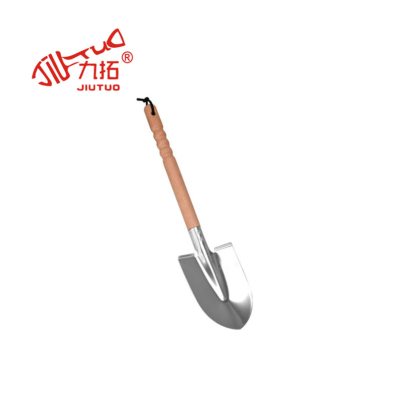 铁锹农用小铁铲子户外挖土全钢加厚园艺种花工具家用铁锨 种菜工