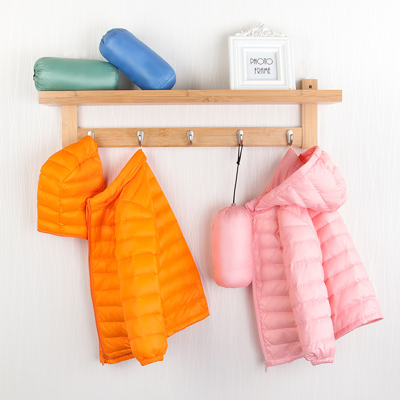 2022 Autumn and Winter New Children's Down Jacket Lightweight Men's and Women's Children's Hat-off Children's Wear Lightweight Down Jacket Coat