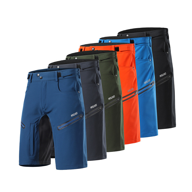 Casual Mountaineering Shorts Cross-Country Mountain Bike Professional Cycling Breathable Sweat-Wicking Five-Point Medium Shorts 2006