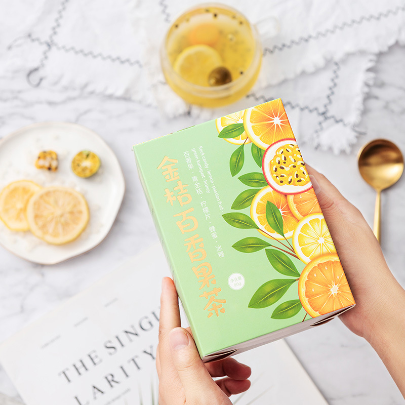 Фруктовый чай с кумватом с маракуйей