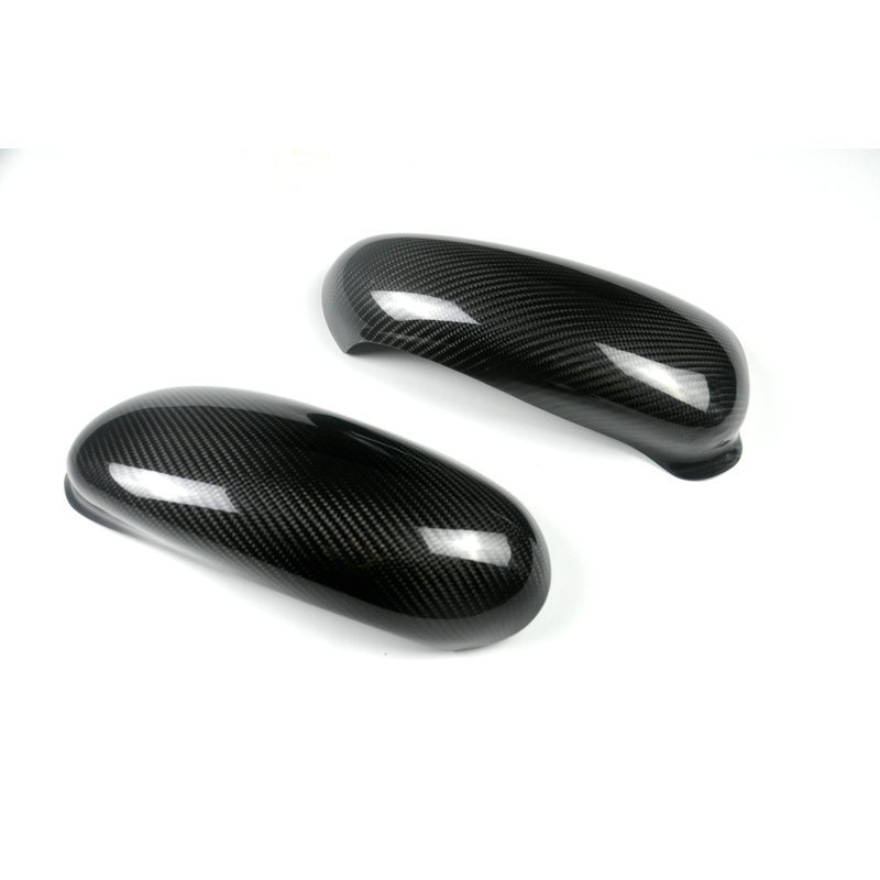 Adecuado para Porsche Carrera Boxster Cayman 911 996 986 de fibra carbono cubierta del espejo retrovisor pegatinas