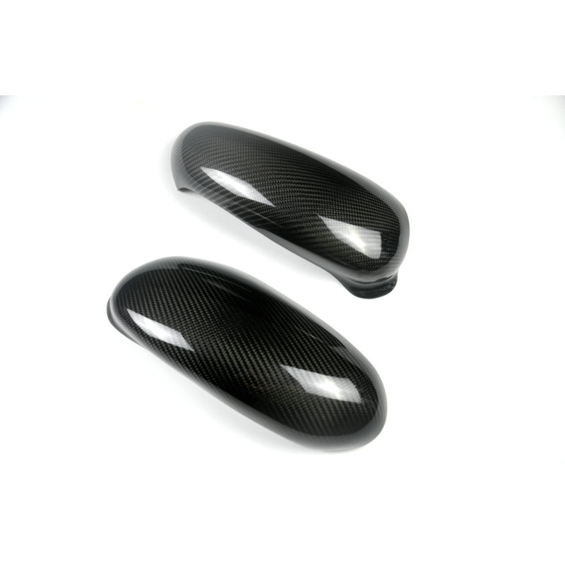 Adecuado para Porsche Carrera Boxster Cayman 911 996 986 de fibra carbono cubierta del espejo retrovisor pegatinas