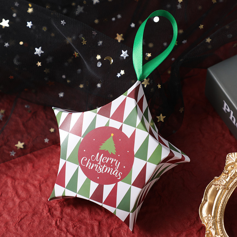 Amazon クリスマス キャンディ包装箱 クリスマスイブ 三角形キャンディボックス カートン ギフトバッグ S932 クリスマスギフトボックス|undefined