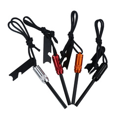 Cross-border best-selling outdoor multi-functional mini medicine box fire starter magnesium bar fire-starting tool set camping EDC tool