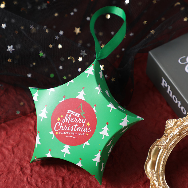 Amazon クリスマス キャンディ包装箱 クリスマスイブ 三角形キャンディボックス カートン ギフトバッグ S932 クリスマスギフトボックス|undefined