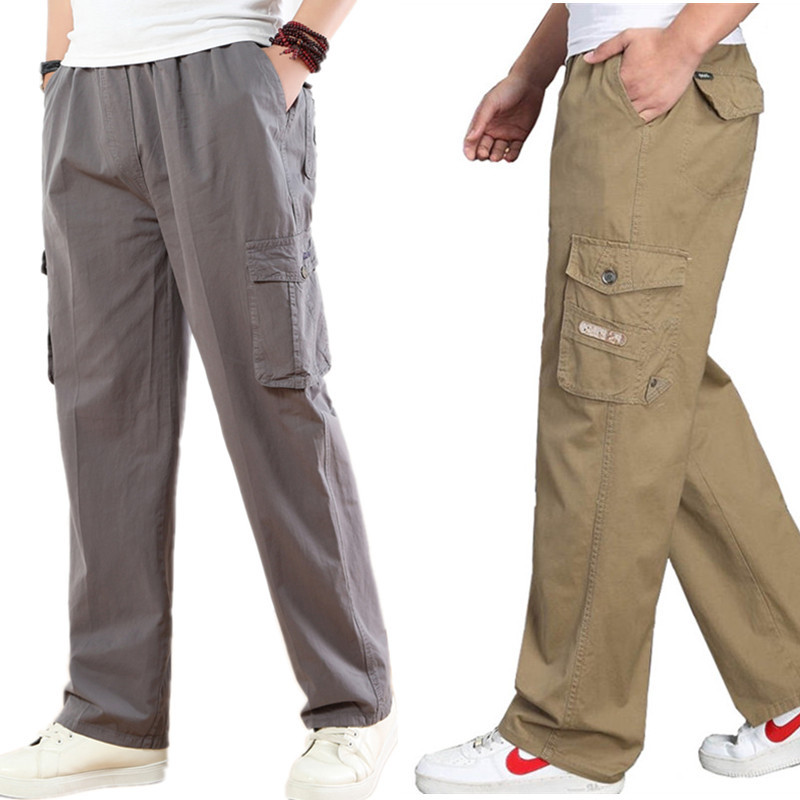 Mono de algodón lavado para hombres pantalones multibolsillos pantalones Protección Laboral puesto de tienda pantalones multibolsillos para hombres pantalones al por mayor