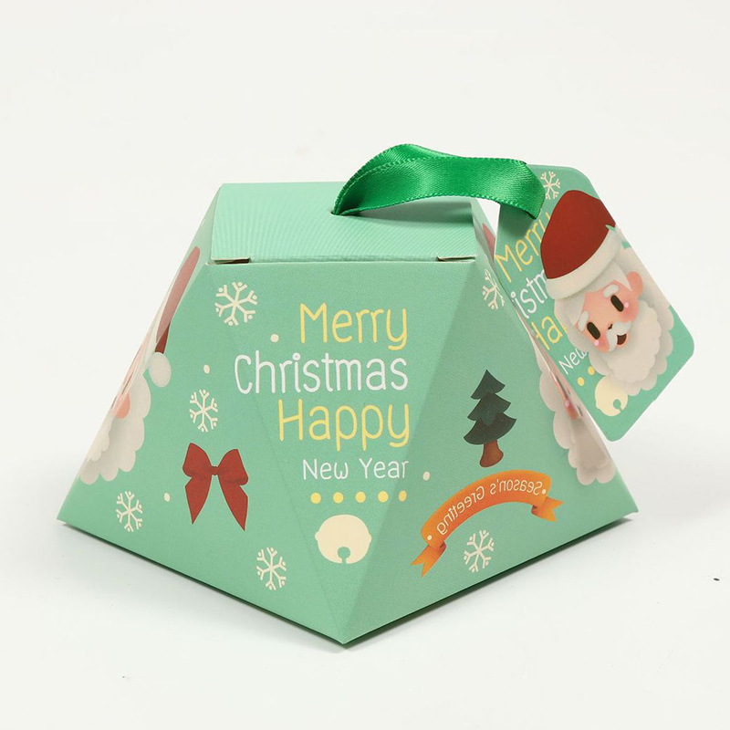 Amazon クリスマス キャンディ包装箱 クリスマスイブ 三角形キャンディボックス カートン ギフトバッグ S932 クリスマスギフトボックス|undefined