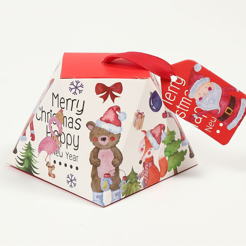 Amazon クリスマス キャンディ包装箱 クリスマスイブ 三角形キャンディボックス カートン ギフトバッグ S932 クリスマスギフトボックス|undefined