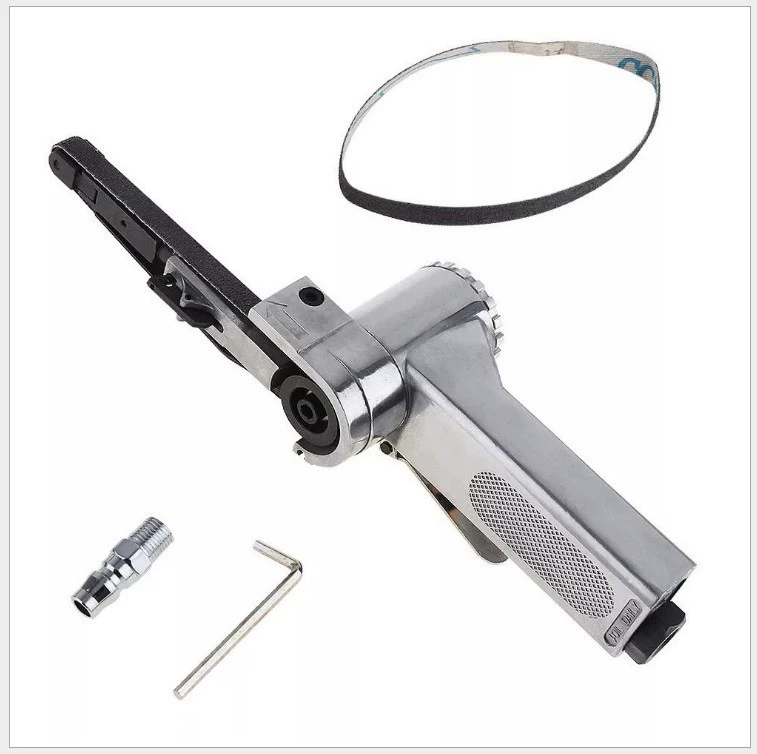 Завод прямой промышленный пневматический ленточный шлифовальный станок 10 мм пневматический шлифовальный станок портативный ручной ленточный станок полировальный станок