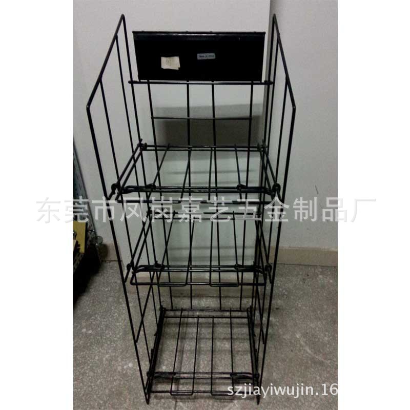 厂家直销 折叠展示架金属商超货架,饮料展示架（3层)