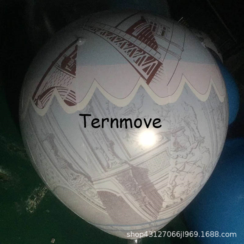 PVC升空气球彩色充气热气球气模落地充气球活动庆典商场装饰吊球