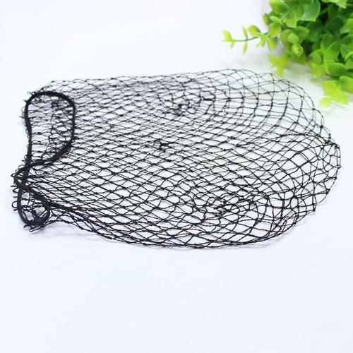 Black wig fixed invisible hair net Korean style two-end elastic mesh hood fixed net cover wig accessories wholesale