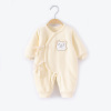 Children's cotton demi-season quilted autumn bodysuit for new born, 0-3 month