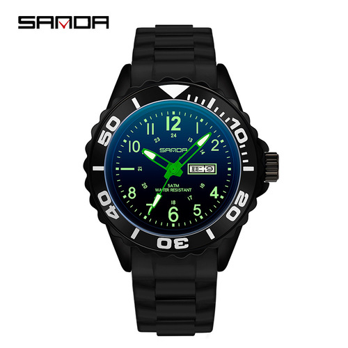 Sanda's new 1053 quartz watch for male and female middle school students, cool waterproof, fashionable and personalized creative manufacturer, one piece wholesale