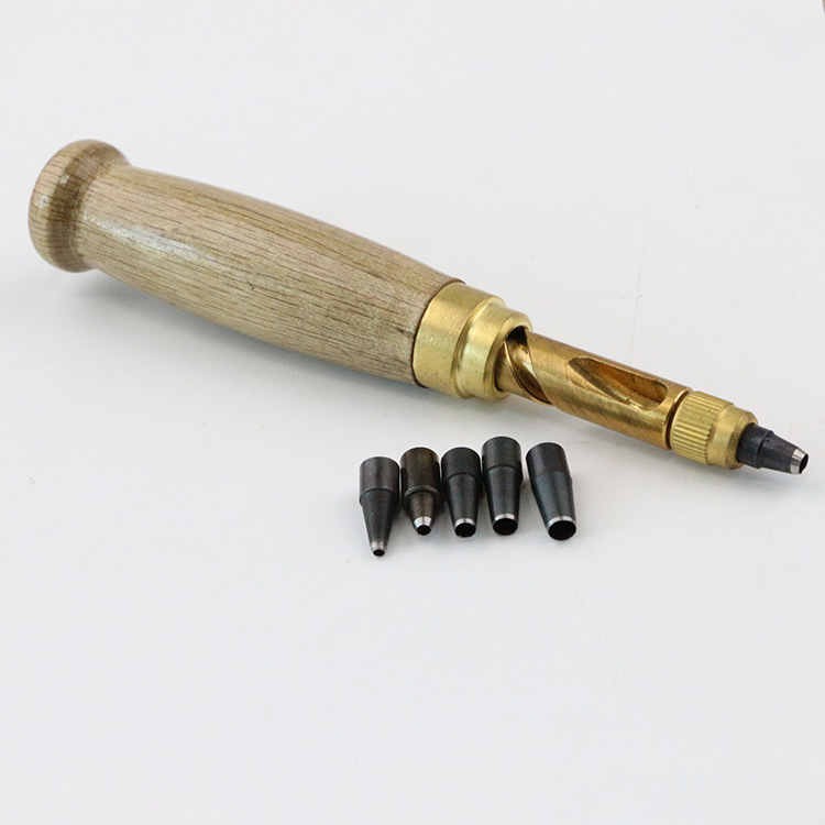 Suministro directo de fábrica automático cinturón Punzón automático reemplazable Punch punzón giratorio punzón de cuero