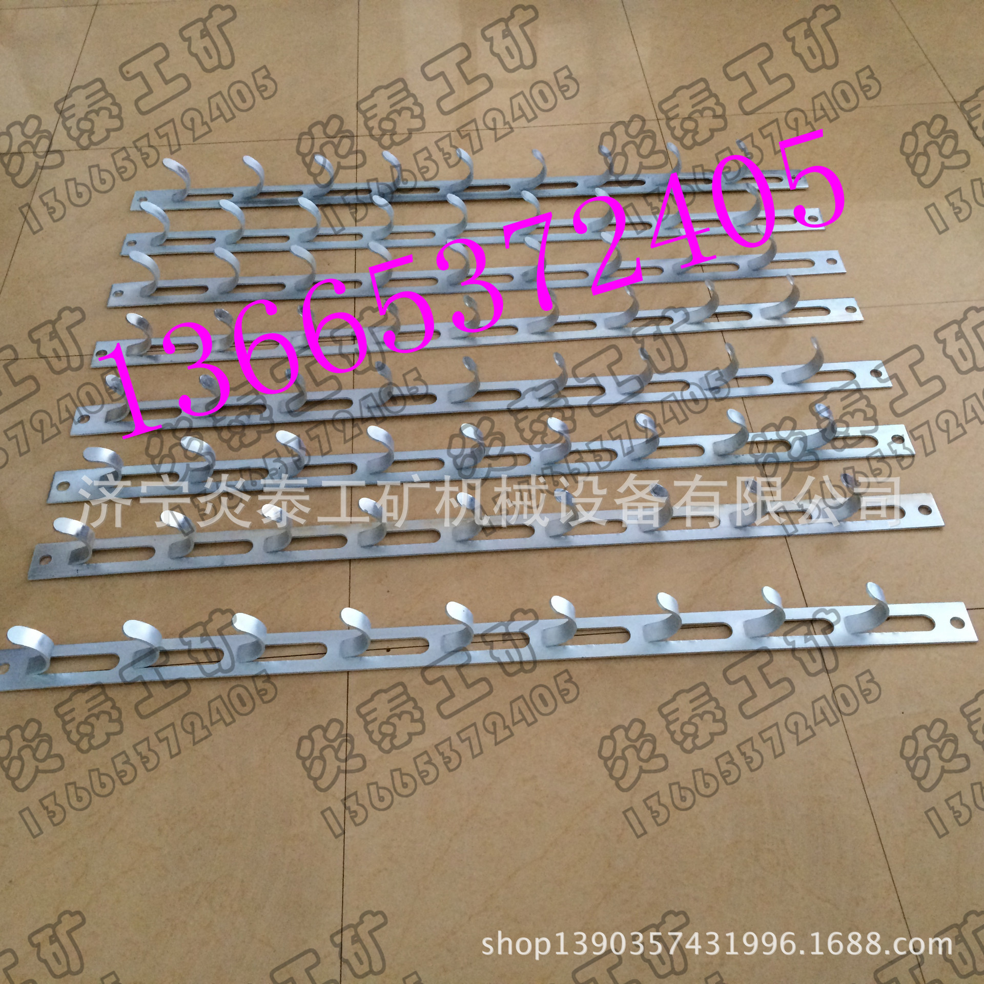 设计矿用金属电缆挂钩 矿用十连 五连电缆钩4连钩　电缆钩子