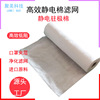 源頭工廠靜電棉口罩水刺靜電駐極棉HEPA防塵網pm25過濾靜電棉濾網