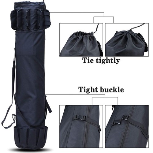 Amazon cylinder outdoor fishing bag multi-functional fly fishing rod bag sea fishing gear storage bag