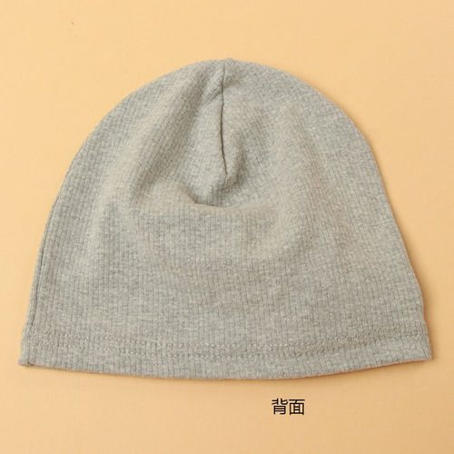 Single layer trendy spring and autumn thin children's hat star pure cotton knitted baby pullover hat cotton baby hat
