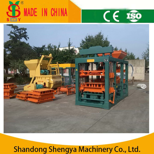 QT6-15 全自动液压制砖机/空心砖机制造设备/免烧砖机