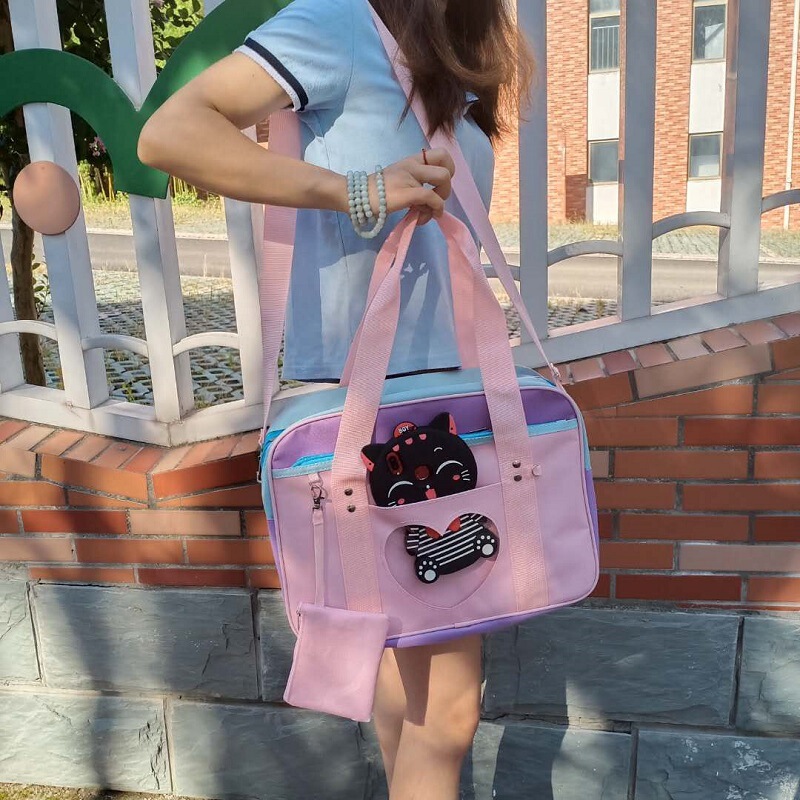 Jk Uniform Bag Student Commuter Canvas Satchel Shoulder Crossbody Bag Cos Animation Computer Bag Satchel Can Be Shouldered Jk Uniform Bag Student Commuter Canvas Satchel Shoulder Crossbody Bag Cos Animation Computer Bag Satchel Can Be Shouldered