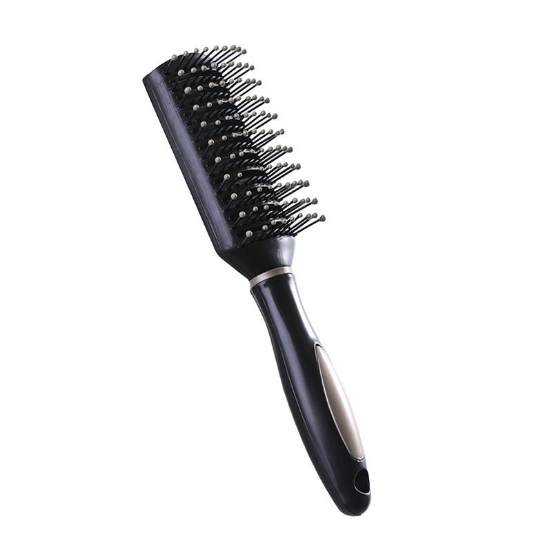 Anti-estática rizador de pelo peine del pelo del balanceo del Peine del pelo recto flequillos pera flor profesional forma cilindro peine masaje peine