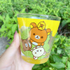 Exit at the end of the single easy bear glass glass water cup milk cup fruit juice cup brushing cup