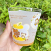 Exit at the end of the single easy bear glass glass water cup milk cup fruit juice cup brushing cup