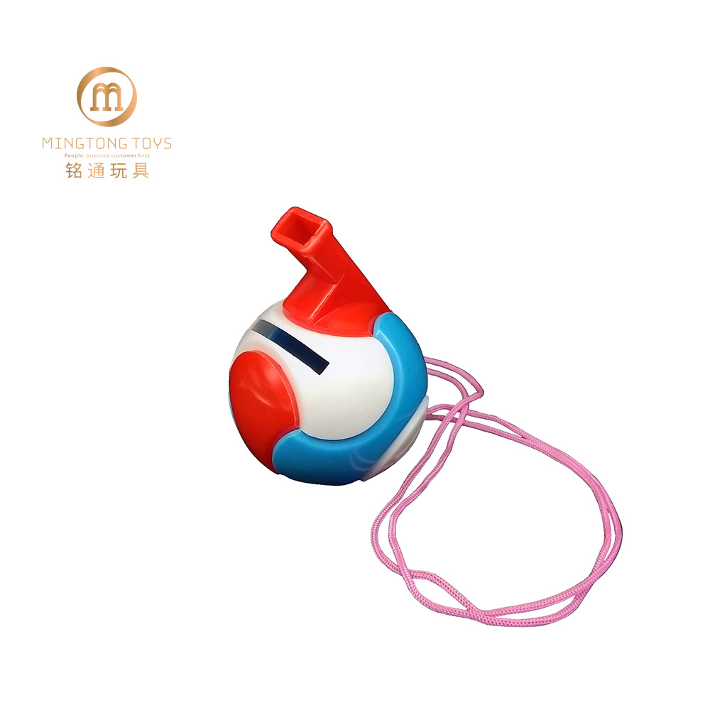 Direct sales cheer props football whistle plastic whistle referee whistle children gift stall toys hot sale wholesale